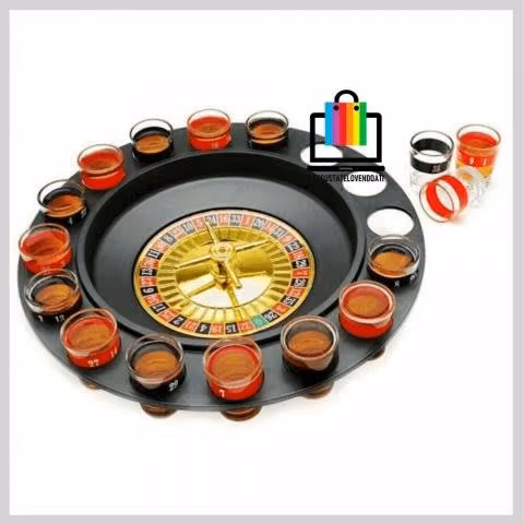 Juego Ruleta Grande con Vasos