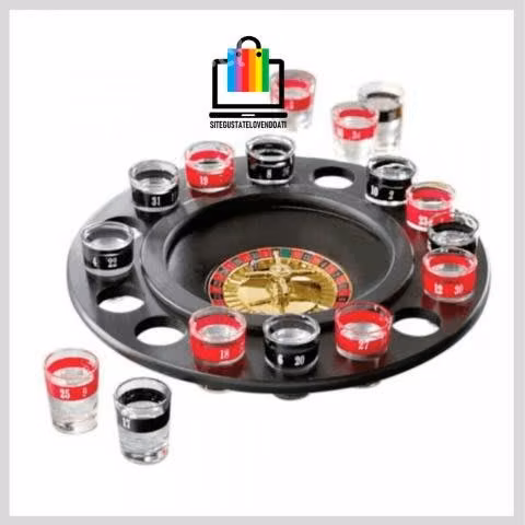 Juego Ruleta Grande con Vasos