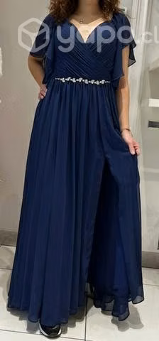 Vestido de fiesta azul marino