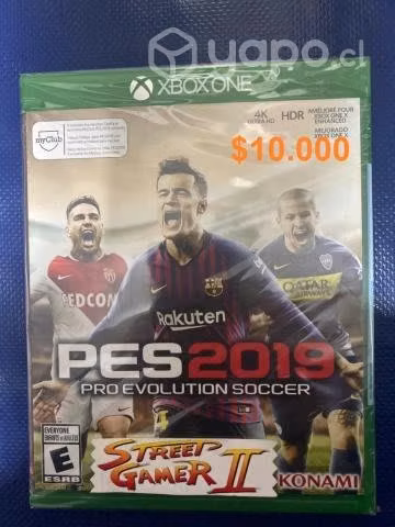 Pes 2019 xbox one nuevo sellado