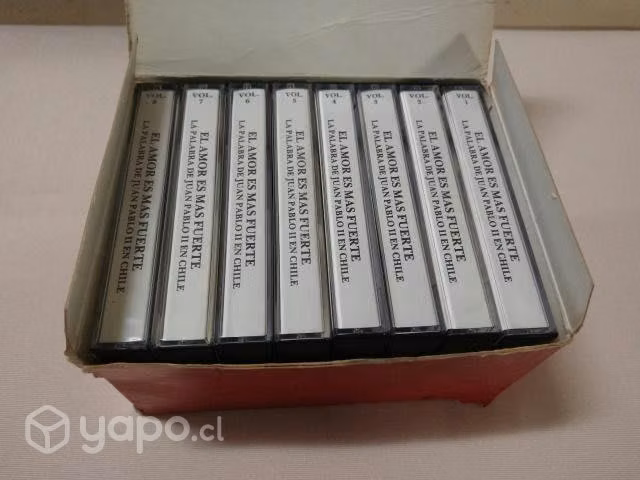 Mt153: pack tapes juan pablo ii en chile