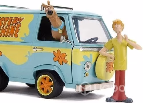Auto Mystery Machine With Shaggy & Scooby Doo 1:24