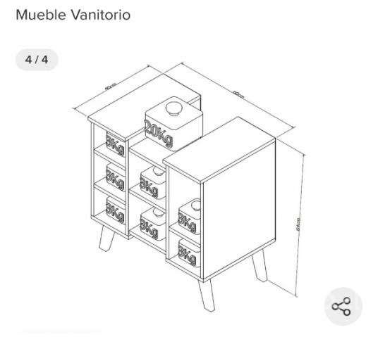 Mueble vanitorio - Imagen 4