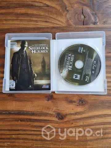 The testament of Sherlock Holmes Ps3 usado 25.000