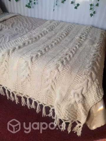 Piecera Lana Natural de Oveja
