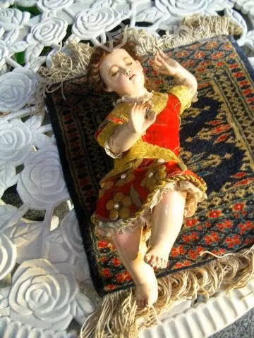 Niño Jesús Policromado, Colonial