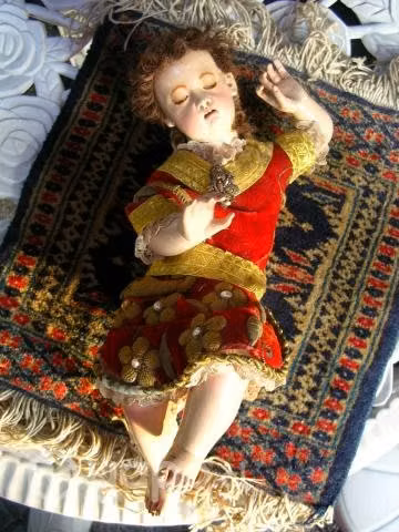 Niño Jesús Policromado, Colonial