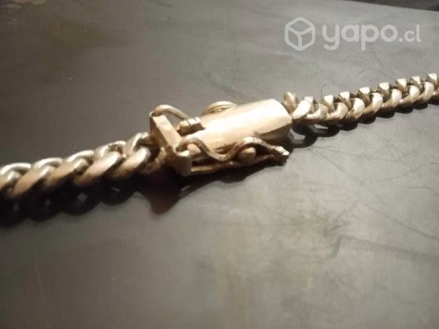 Cadena de plata modelo "cubana" - Imagen 2