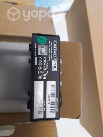 Interfaz de audio Carver Pro CPA 3usb