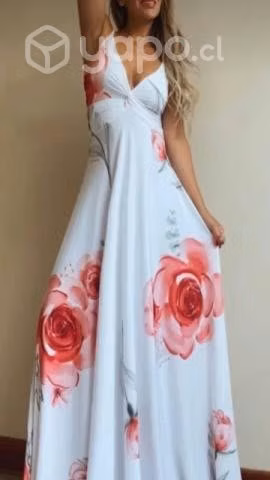 Vestido Blanco con flores
