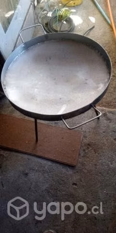 Disco y asador inoxidable