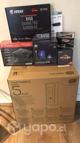 Pc gamer + monitor + teclado y raton gamer