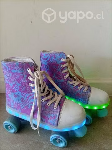 Patines con luces led usados