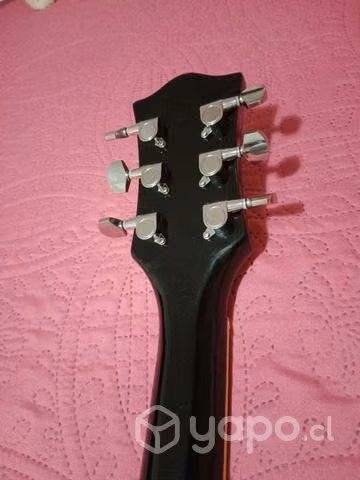 Guitarra electrica Les Paul Memphis Maple negro - Imagen 3