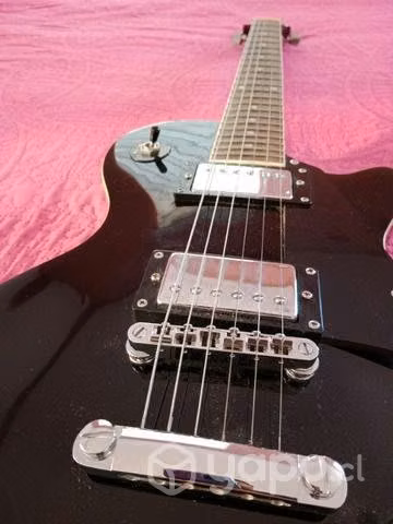 Guitarra electrica Les Paul Memphis Maple negro - Imagen 6