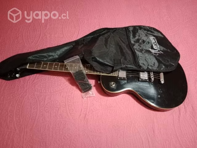Guitarra electrica Les Paul Memphis Maple negro - Imagen 4