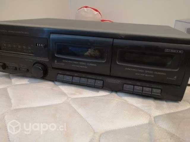 Deck JVC doble casetera
