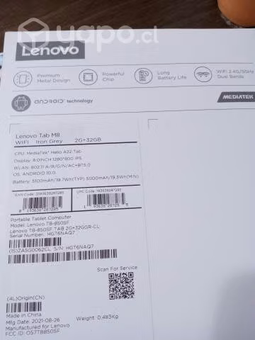 Tablet Lenovo M8 HD - Imagen 3