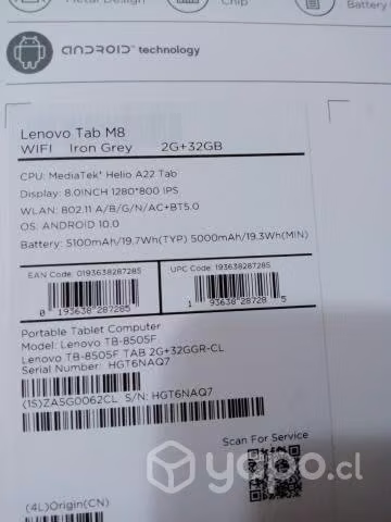Tablet Lenovo M8 HD - Imagen 2