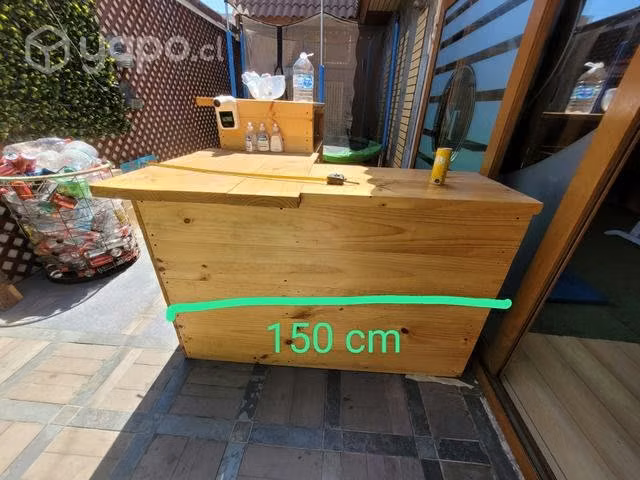 Mesón de pino, con compartimentos, nuevo