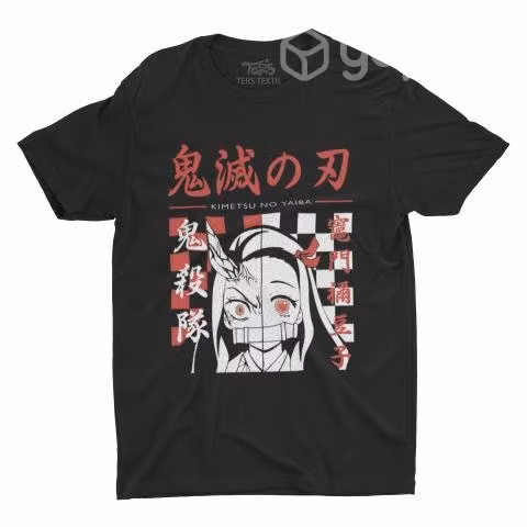 Polera Nezuko Kamado 4 Anime Kimetsu No Yaiba Demo