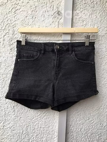 Short negro mujer talla 36/38