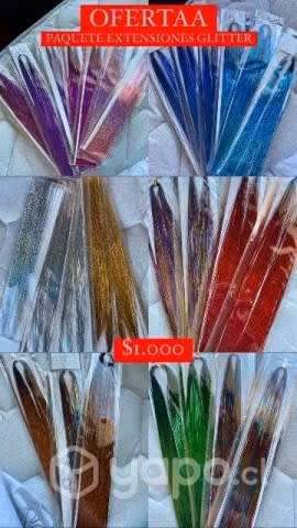 Alisados permanentes y extensiones glitter - Imagen 6