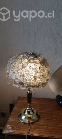 Conjunto lampara de petalos de cristal (1 colgante - Imagen 3