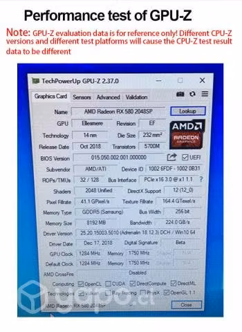 Rx580 8gb ddr5 - Imagen 2