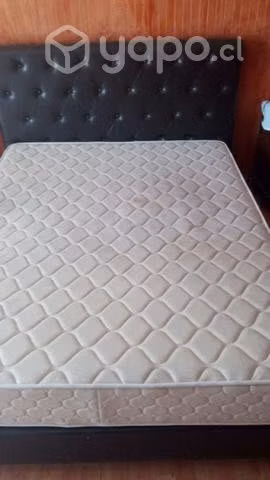 Cama 2 plazas con colchon
