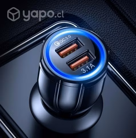 Cargador De Celular Auto Carga Rapida 3.1 Amp. 2 D
