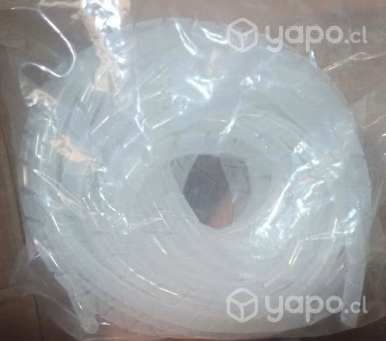Espiral flexible plástico 10mm 10mts