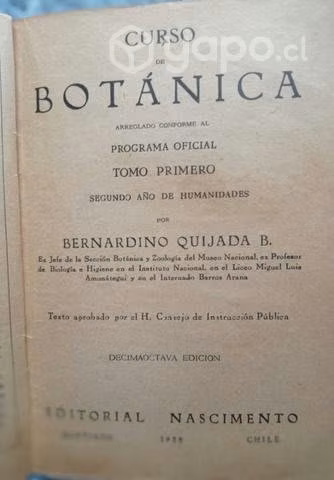 Curso de Botánica 1958