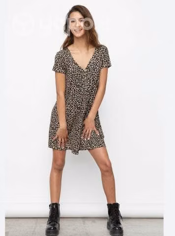 Vestido H&M animal print