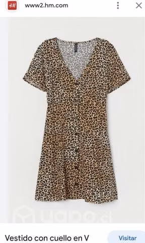 Vestido H&M animal print