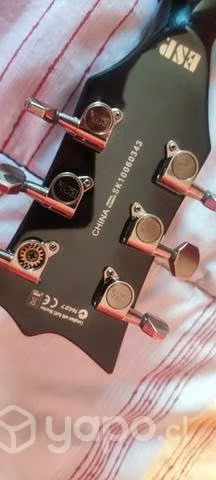 Guitarra ltd y amplificador Laney