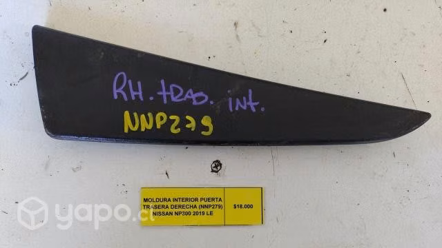 Moldura Interior Puerta Trasera Derecha (NNP279) N