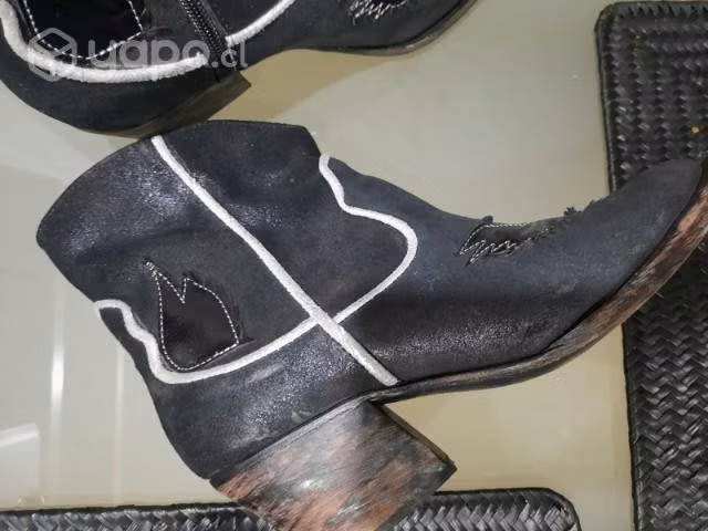Botines vaqueros de cuero - Imagen 2