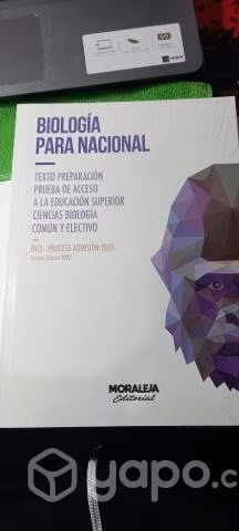 Libro BIOLOGIA PARA NACIONAL editorial moraleja