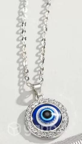 Hermoso collar de plata 925,ojo turco - Imagen 3