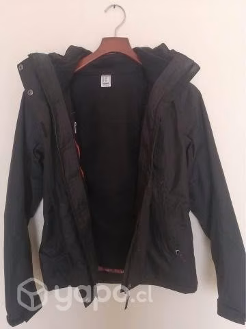 Parka negra mujer