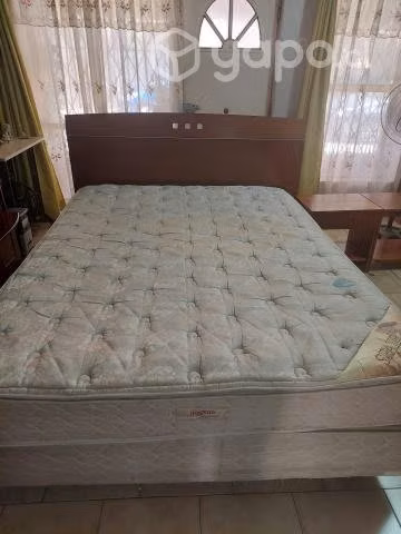 Cama dos plazas base metalica