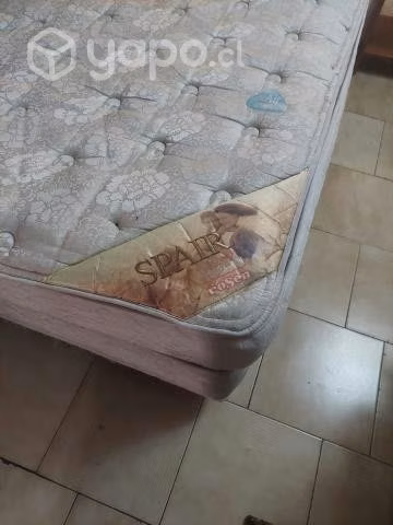 Cama dos plazas base metalica