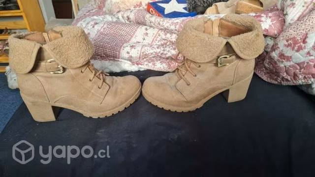Botines cafe claro talla 39 - Imagen 3