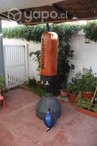Saco de boxeo con base mas pera