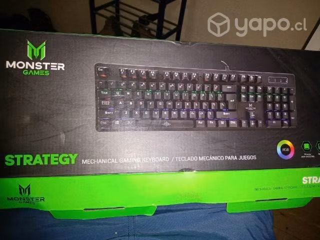 Teclado gamer monster