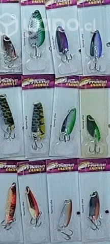 Cucharas para pescar salmón truchas set 24 unidaes