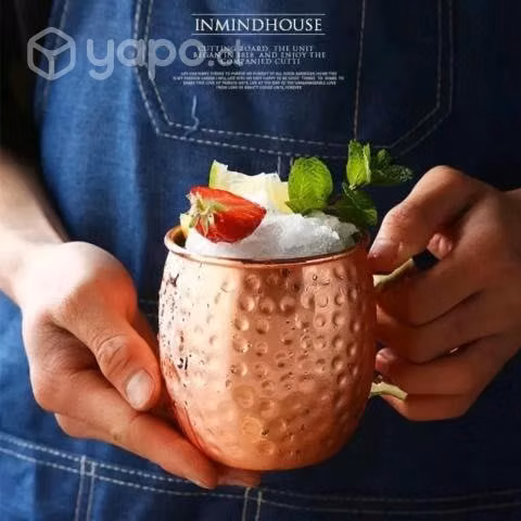 Set 4 Vasos Cobre Coctel Moscow Mule 500 ML Premiu