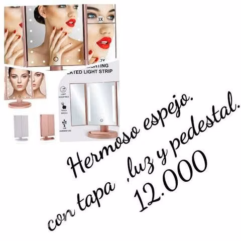 Espejo con luz led