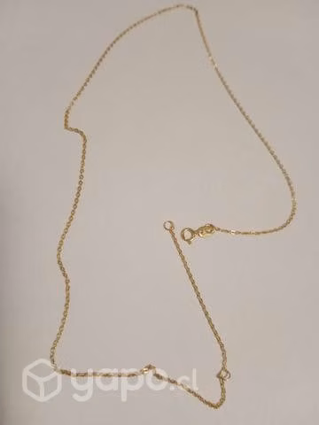 Gargantilla de oro laminado